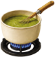 Tasty Moringa Health Mix — Added Sugar heating in a pan while being stirred