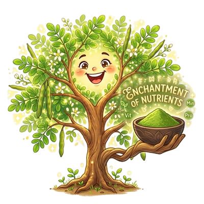 Tasty Moringa Health Mix — Enchantment of Nutrients mascot
